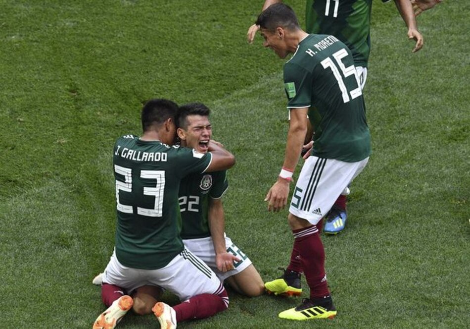 Un México épico en Moscú tumba 1-0 al campeón Alemania