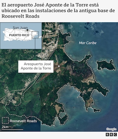 Roosevelt Roads, la base naval abandonada en Puerto Rico que Estados Unidos reactivó en medio de sus polémicas acciones militares en el Caribe