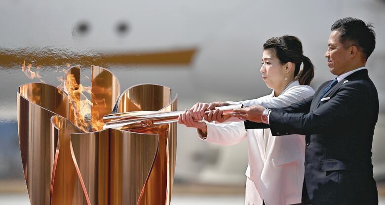 La llama olímpica de Tokio 2020 se apaga por el temor al coronavirus