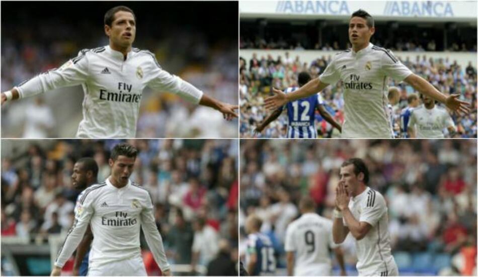 Real Madrid despliega su artillería y golea 8-2 al Deportivo
