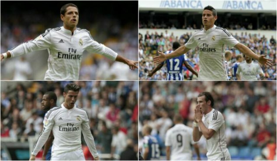 Real Madrid despliega su artillería y golea 8-2 al Deportivo