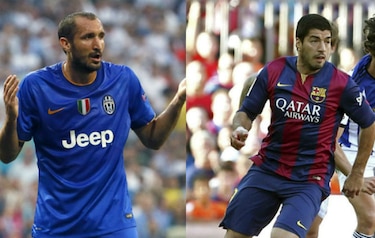 Luis Suárez y Chiellini se reencontrarán en la final de Berlín