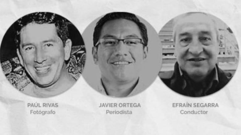 Presidente de Ecuador confirma que periodistas están muertos