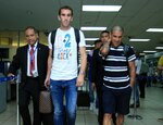 Selección uruguaya aterriza en Panamá