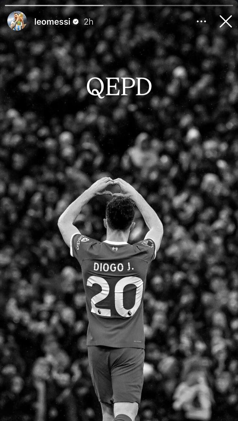 Conmoción en el deporte mundial por el fallecimiento de Diogo Jota