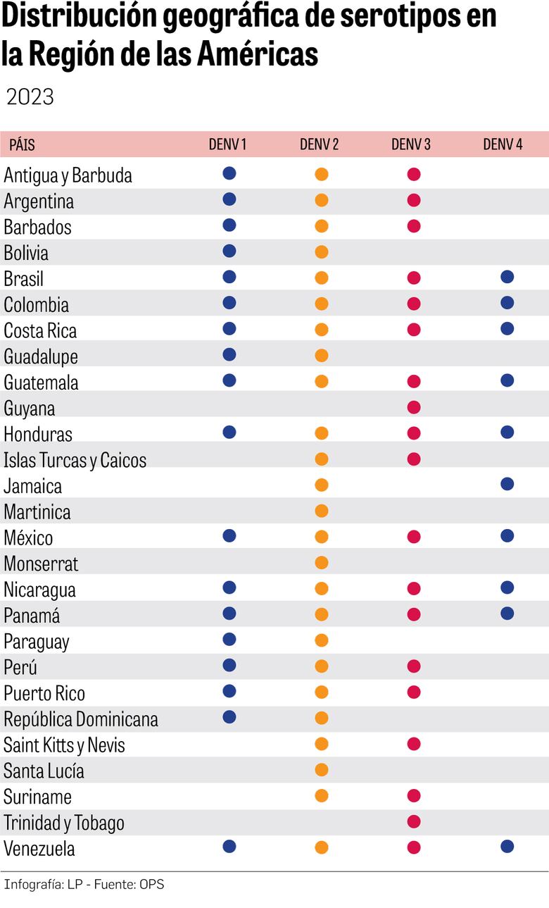 El dengue multiplicado: Panamá, entre los ocho países con los cuatro serotipos