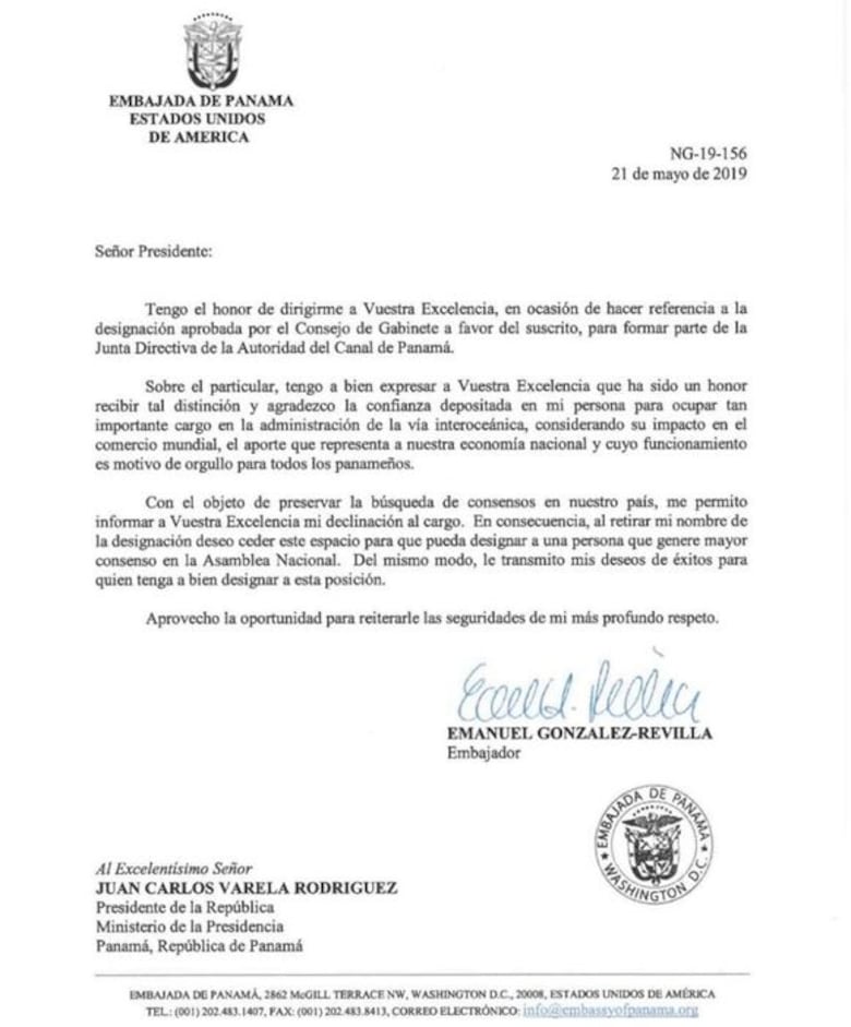 Emanuel González Revilla pide no ser considerado para la directiva de la ACP