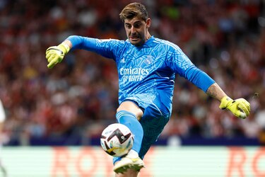Courtois no está descartado para el clásico entre el Real Madrid y Barcelona