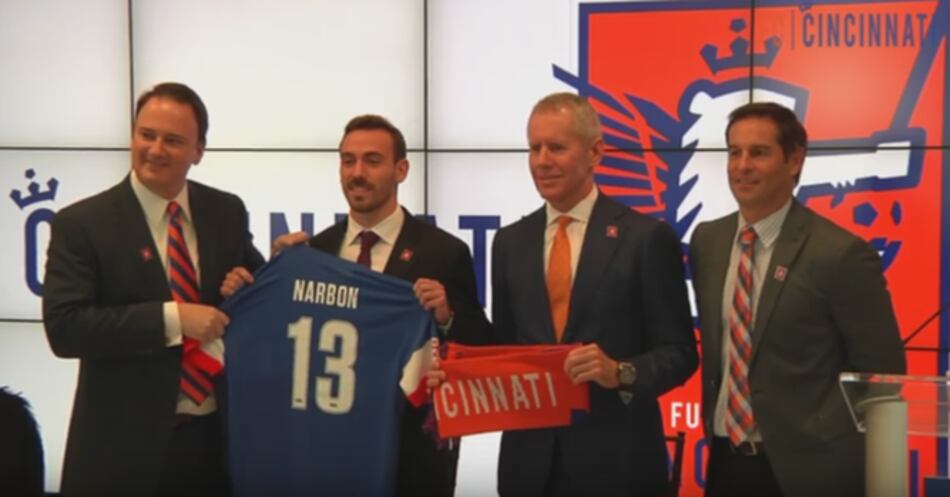 El panameño Francisco Narbón firma para jugar con el FC Cincinnati en Estados Unidos