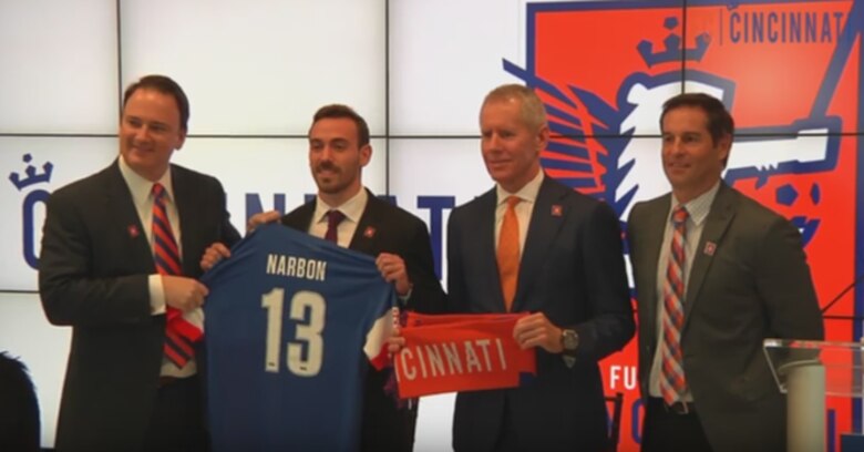 El panameño Francisco Narbón firma para jugar con el FC Cincinnati en Estados Unidos