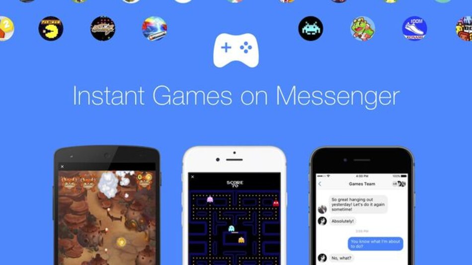 Facebook agrega juegos gratuitos como Pac-Man a Messenger