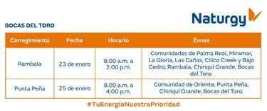 Trabajos de mantenimiento en la red eléctrica del 20 al 26 de enero de 2025