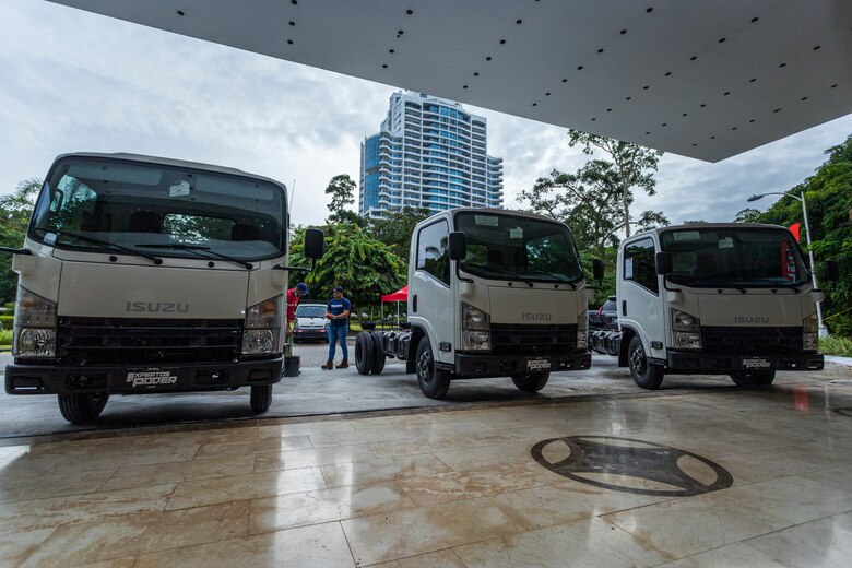 Presentación oficial de los nuevos Camiones Isuzu Empresas Melo, S.A.