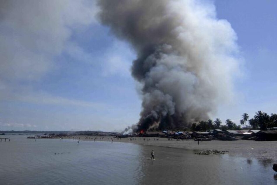 Al menos 56 muertos por violencia comunitaria en el oeste de Birmania