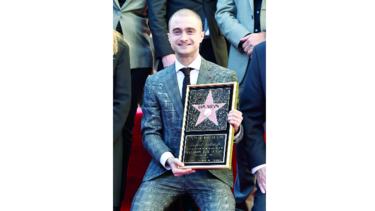 Daniel Radcliffe recibe su estrella