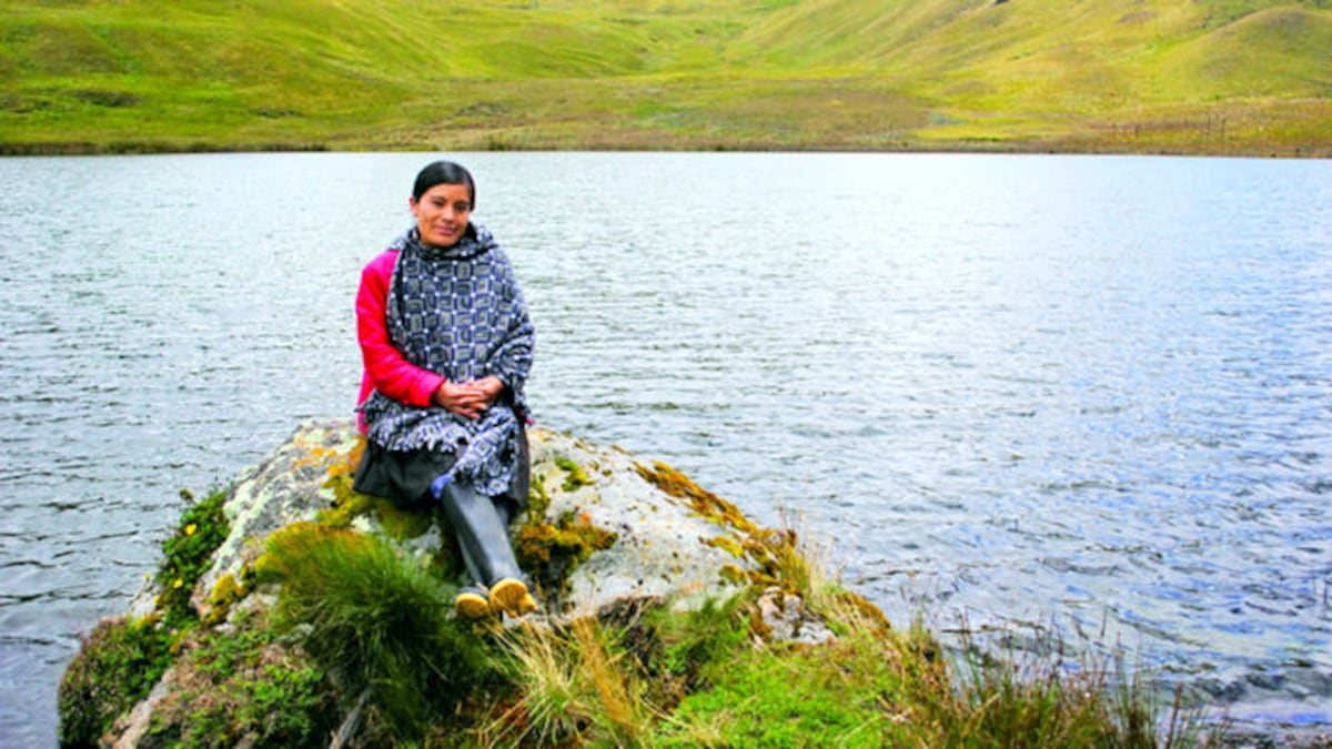 Nélida, el alma de ‘Hija de la laguna’. Cortesía