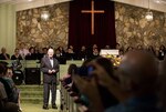 Jimmy Carter imparte clase en su iglesia bautista