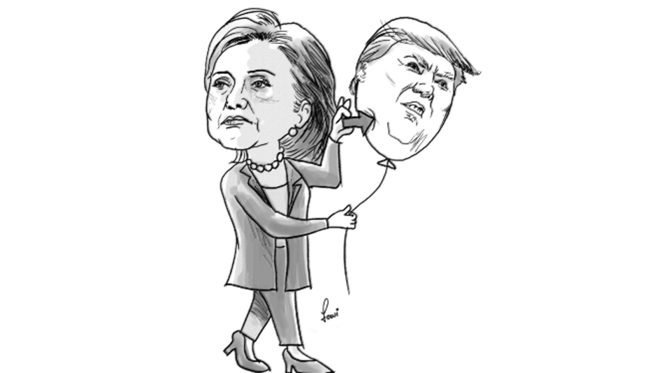 Hillary Clinton ridiculiza las ideas de Trump