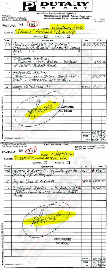 Aros y tableros nunca se importaron
