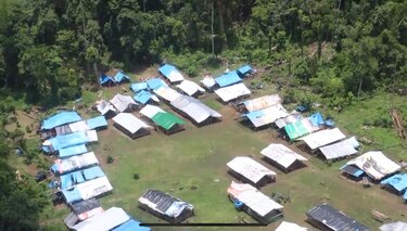 Senafront descubre un campamento clandestino de migrantes en Darién