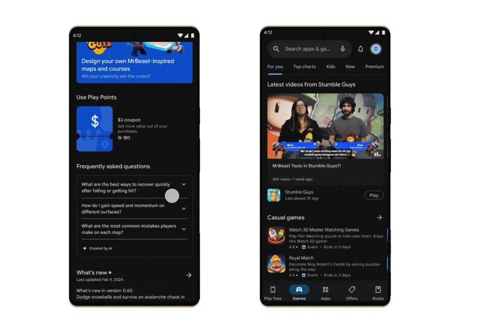 La actualización de Google Play Juegos parece fomentar la publicidad, a pesar de tener el propósito contrario