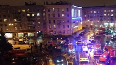 Varios heridos en una explosión en un supermercado de San Petersburgo