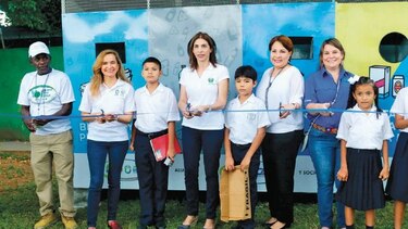 Estación de reciclaje inicia producto de alianza público privada en Panamá Este