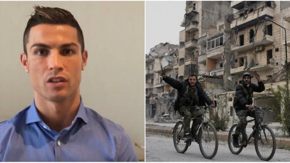 Cristiano Ronaldo hace donación a Siria; pide no perder la esperanza