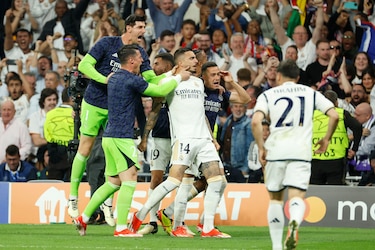 Joselu repite la épica con un doblete en dos minutos y mete al Real Madrid en la final