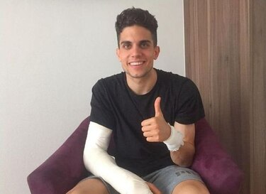 Marc Bartra se siente 'mucho mejor' tras la operación en la muñeca