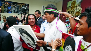 Evo Morales fue la atracción