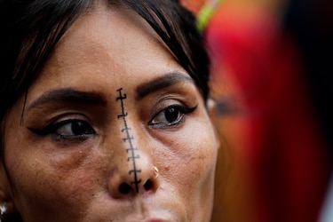 Ciudadanos que marcharon desde Pacora llegan a la Presidencia; piden que se cumplan los acuerdos de la mesa