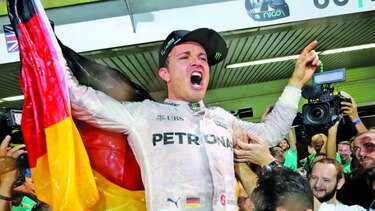 Rosberg y su primer título