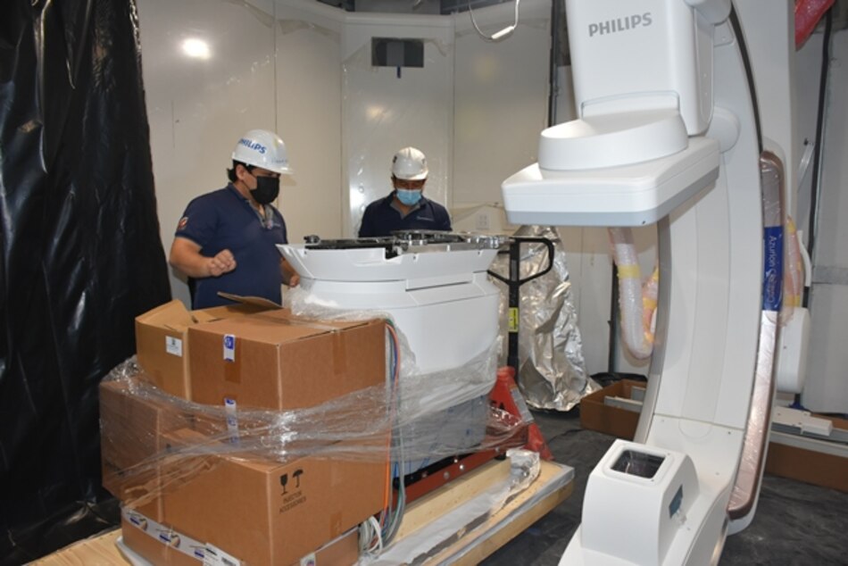 Ciudad de la Salud abre paso a la instalación de angiógrafos