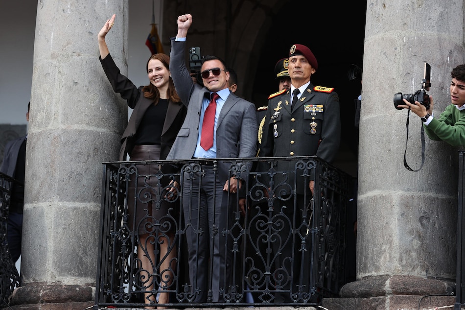 Culmina escrutinio en Ecuador: Noboa fue reelegido presidente con el 55.6 % de los votos