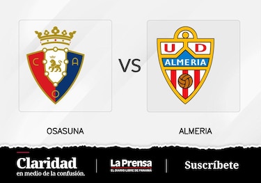 Almeria se mide con Osasuna de local
