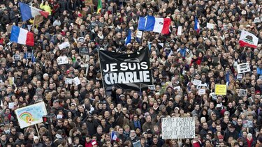 3.7 millones de personas se manifiestan en Francia por la libertad de expresión