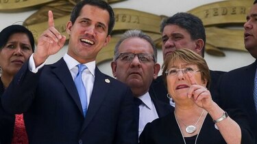 Michelle Bachelet impulsa liberación de 'presos políticos', dice Juan Guaidó