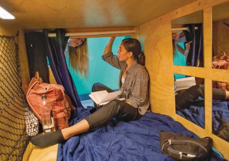 Vivir en una cápsula, opción ‘barata’ en Los Ángeles