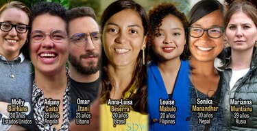 Siete jóvenes menores de 30 años prometen cambiar el mundo