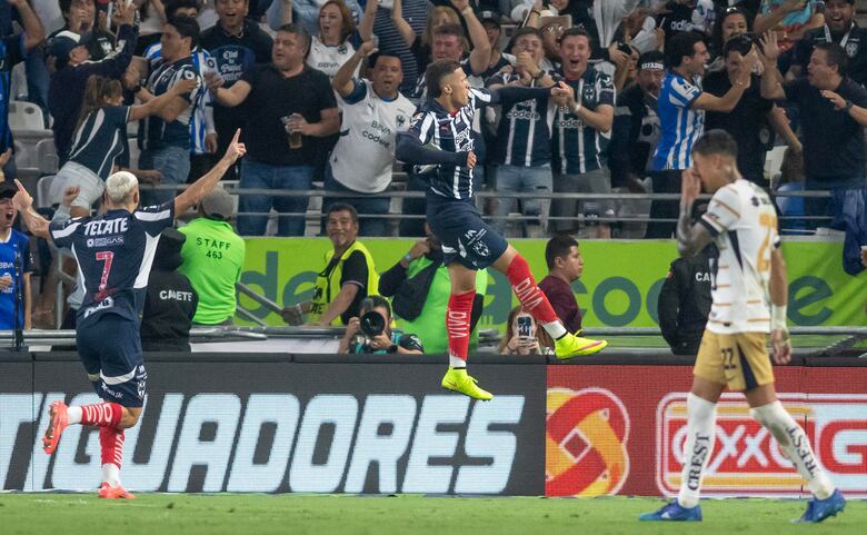 Rayados se impone a Pumas; Adalberto Carrasquilla salió lesionado