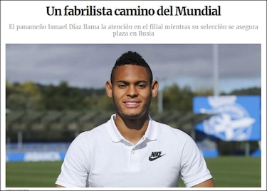 Ismael Díaz apunta al Mundial y a crecer en el fútbol español