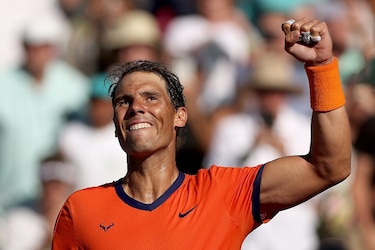 Nadal derriba al gigante Opelka en Indian Wells y extiende su año perfecto