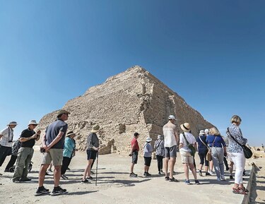 Reabren la más antigua pirámide egipcia en pie