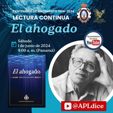 Realizarán lectura continua de la novela ‘El ahogado’, en honor a Guillermo Sánchez Borbón (Tristán Solarte)