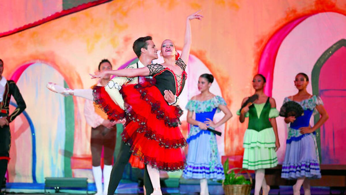 Escenas de ‘Don Quijote’ a cargo del Ballet Nacional de Panamá.