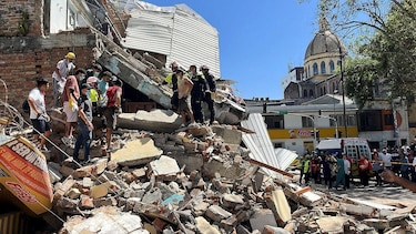 Las impactantes imágenes de los destrozos causados por el potente terremoto que sacudió Colombia