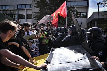 Las protestas estudiantiles se intensifican en Francia
