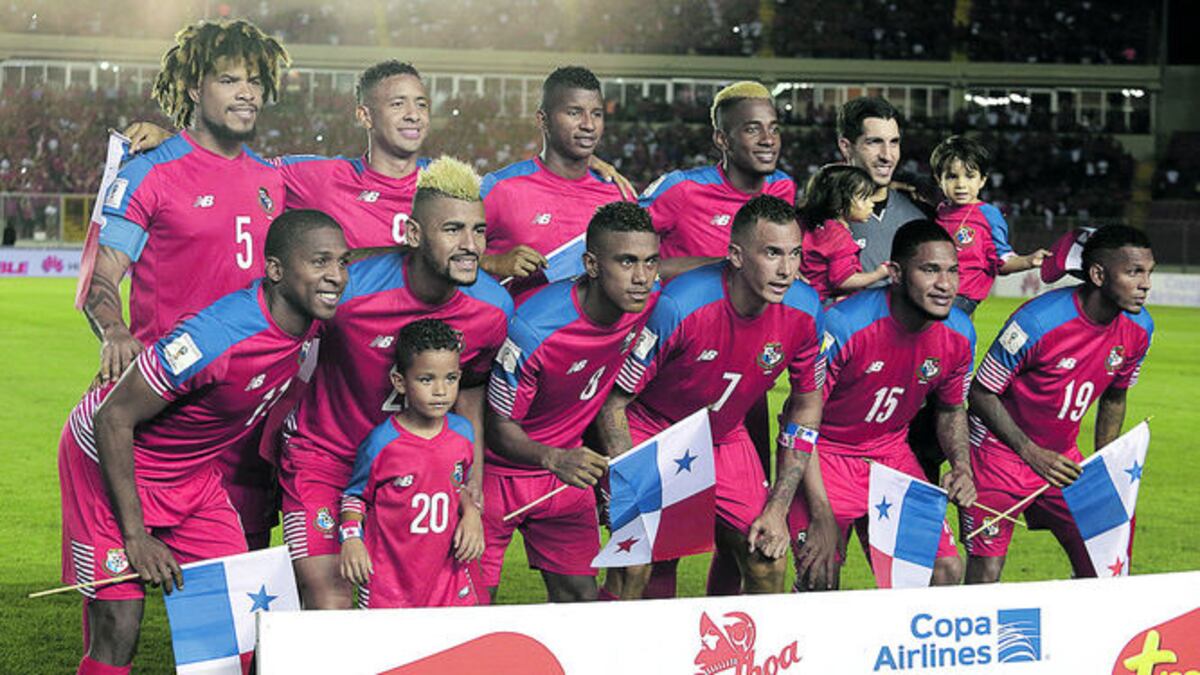 Selección de Panamá que comenzó ayer su compromiso ante Honduras.