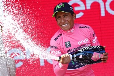 Nairo Quintana es líder en el Giro de Italia 